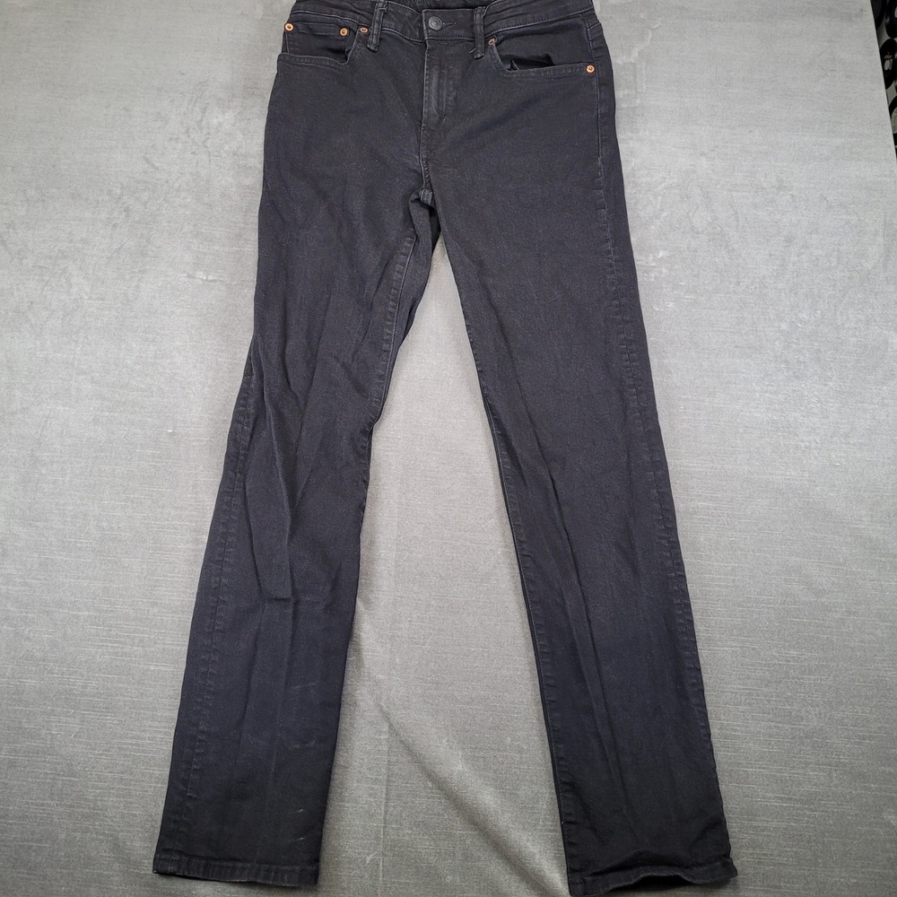 American Eagle Airflex+ Slim Jeans Black Denim Actual Size 30x33 Mens